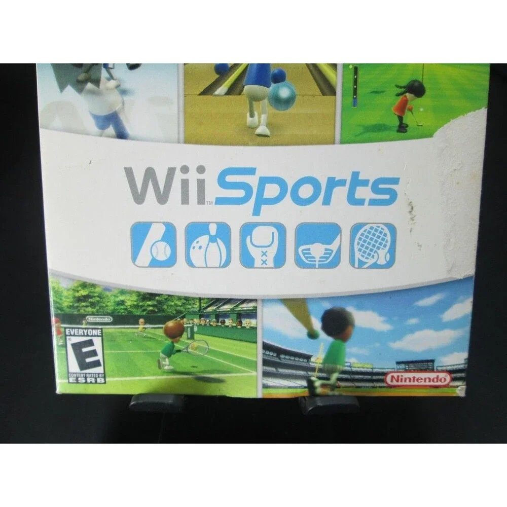 Nintendo Wii Sports Video Game in Cardboard Case Sleeve with Manual